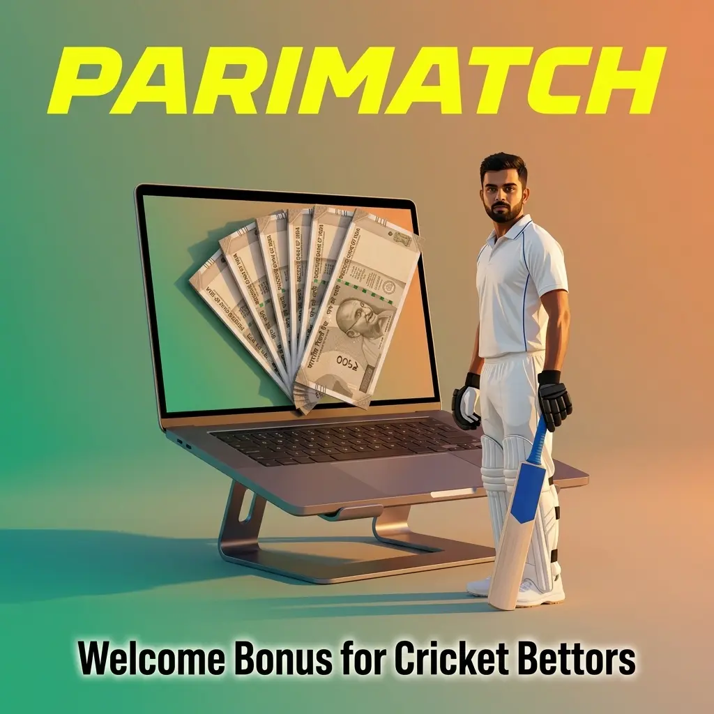 Parimatch welcome bonus 1000% up to ₹70,000 for new cricket bettors on IPL T20 and Test matches